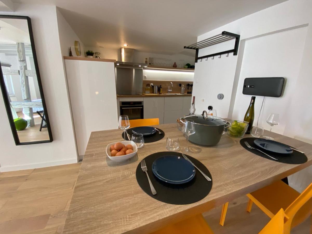 Duplex Le 12 - Appartement Avec Terrasse Dans Le Vignoble - 5 Mn Du Centre De Colmar Wettolsheim Buitenkant foto